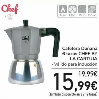 NESCAFÉ Dolce Gusto Cafatera doñana 6 tazas chef by la cartuja oferta