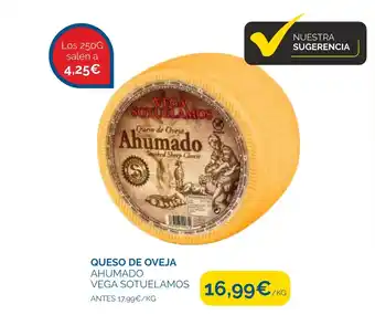 Cash Ecofamilia QUESO DE OVEJA AHUMADO VEGA SOTUELAMOS oferta