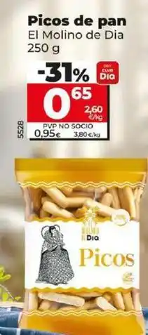 Alimerka El molino de dia - picos de pan oferta