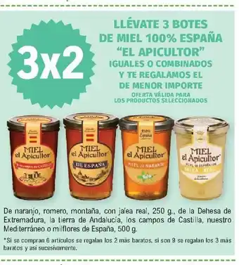 E.Leclerc Llévate 3 Botes De Miel 100% El Apicultor oferta