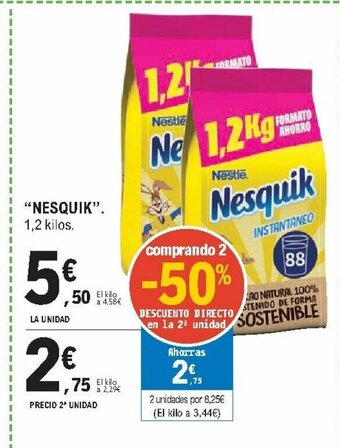 E.Leclerc Nesquik 1,2 kilos oferta