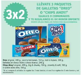 E.Leclerc Oreo Llévate 3 Paquetes De Galletas O Chips Ahoy oferta