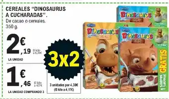 E.Leclerc Dinosaurus Cereales a Cucharadas 350g oferta
