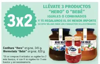E.Leclerc Llévate 3 Productos "Hero" o "Bebe" Iguales O Combinados oferta