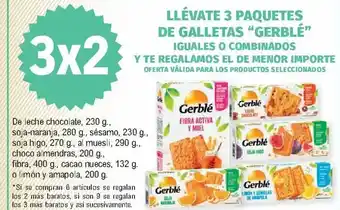 E.Leclerc Gerble Llévate 3 Paquetes De Galletas oferta