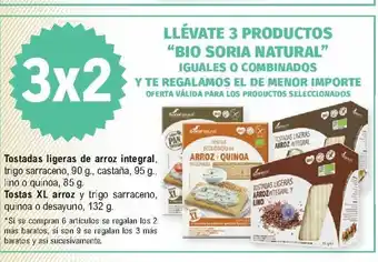E.Leclerc "Bio Soria Natural" Llévate 3 Productos oferta