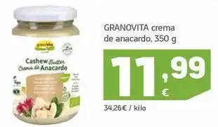 HiperDino Granovita - crema de anacardo oferta