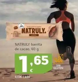 HiperDino Natruly - barrita de cacao oferta