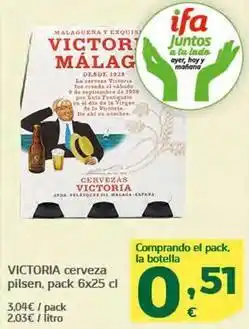 HiperDino Victoria - cerveza pilsen oferta