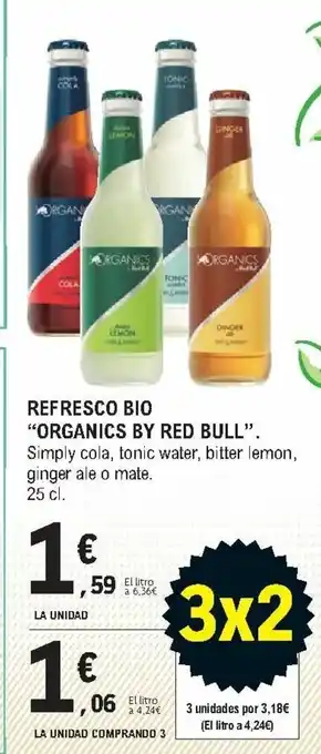 E.Leclerc Organics by Red Bull Refresco Bio 25 cl oferta