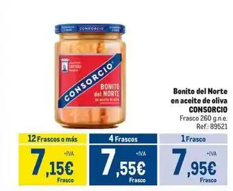 Makro Consorcio - bonito del norte en aceite de oliva oferta