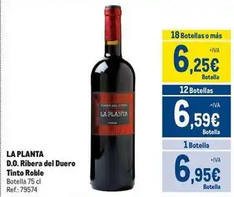 Makro La planta - d.o. ribera del duero tinto roble oferta