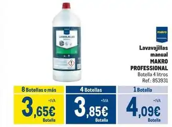 Makro Makro professional - lavavajillas manual oferta