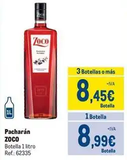 Makro Zoco - pacharán oferta