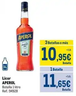 Makro Aperol - licor oferta