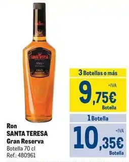 Makro Santa teresa - ron gran reserva oferta