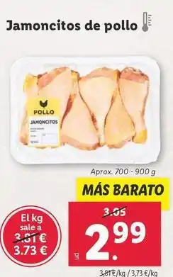 Lidl Jamoncitos de pollo oferta