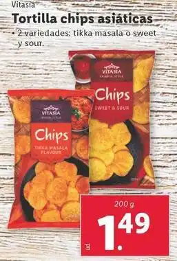 Lidl Vitasia - tortilla chips asiaticas oferta