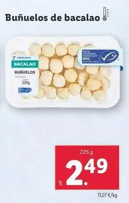 Lidl Buñuelos de bacalao oferta