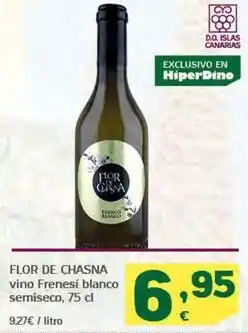 HiperDino Flor de chasna - vino frenesi blanco semiseco oferta