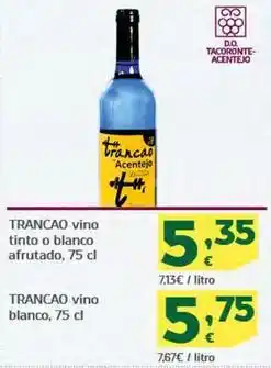 HiperDino Trancao - vino tinto o blanco afrutado oferta