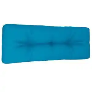 Brico Depôt vidaXL cojín para sofá de palets de tela azul 120x40x12 cm oferta