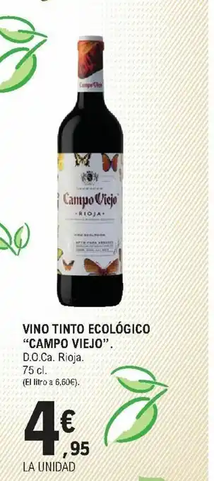 E.Leclerc Campo Viejo Vino Tinto Ecológico D.O.Ca. Rioja 75 cl oferta