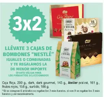 E.Leclerc Nestlé Llevate 3 Cajas De Bombones oferta