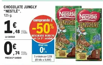 E.Leclerc Nestlé Chocolate Jungly 125 g oferta