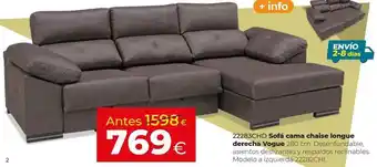 Ahorro Total Chaise longue oferta