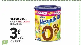 E.Leclerc Nesquik 300g + 15% Gratis oferta