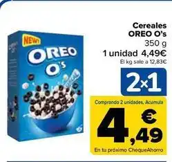 Carrefour Oreo - cereales o's oferta