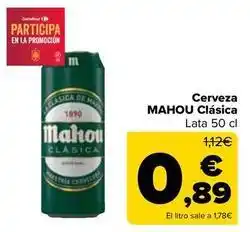 Carrefour Mahou - cerveza clásica oferta