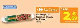 Carrefour Carrefour classic - masa de pizza no gluten! oferta