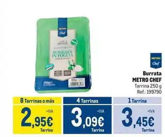 Makro Metro chef - burrata oferta