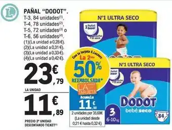 E.Leclerc Dodot - pañal oferta