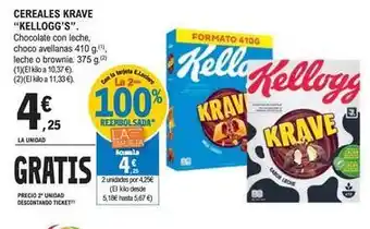 E.Leclerc Kellogg's - cereales krave oferta
