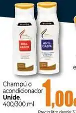 Unide Supermercados Unide - champú o acondicionador oferta