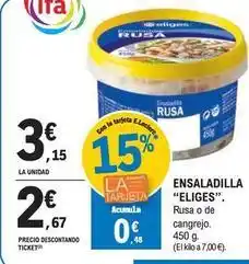 E.Leclerc Eliges - ensaladilla oferta