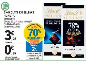 E.Leclerc Lindt - chocolate excellence oferta