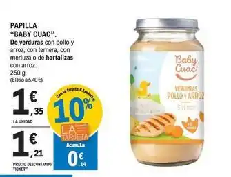 E.Leclerc Baby cuac - papilla oferta