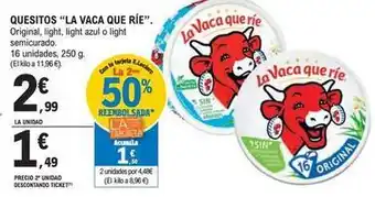 E.Leclerc La vaca que ríe - quesitos oferta