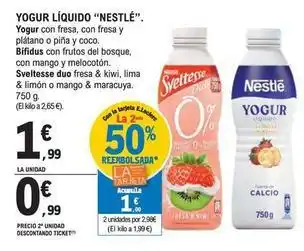 E.Leclerc Nestlé - yogur líquido oferta
