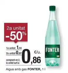 BonpreuEsclat Fonter - aigua amb gas oferta