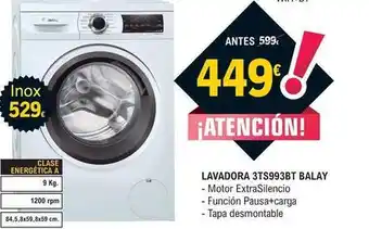 E.Leclerc Balay - lavadora 3ts993bt oferta