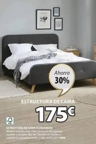 JYSK Estructura cama oferta