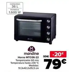 Vistaprint Mandine - horno mto36-22 oferta