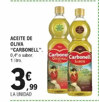 E.Leclerc Carbonell Aceite De Oliva 1 litro oferta