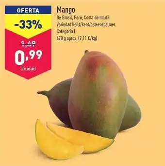 ALDI Mango oferta