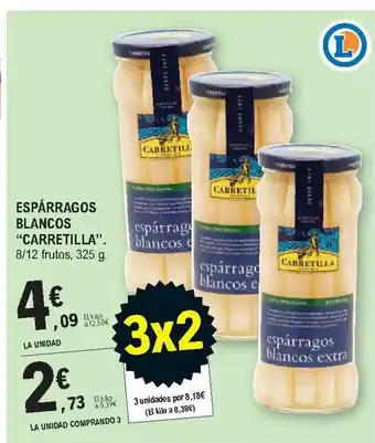E.Leclerc Carretilla Espárragos Blancos 325g oferta